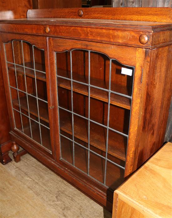 Oak display cabinet